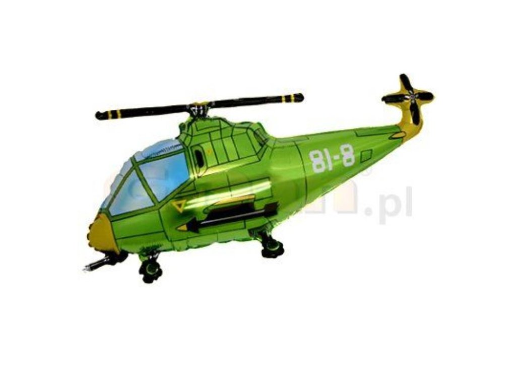 26070_balon-foliovy-helikoptera-vrtulnik-zelena-60-cm